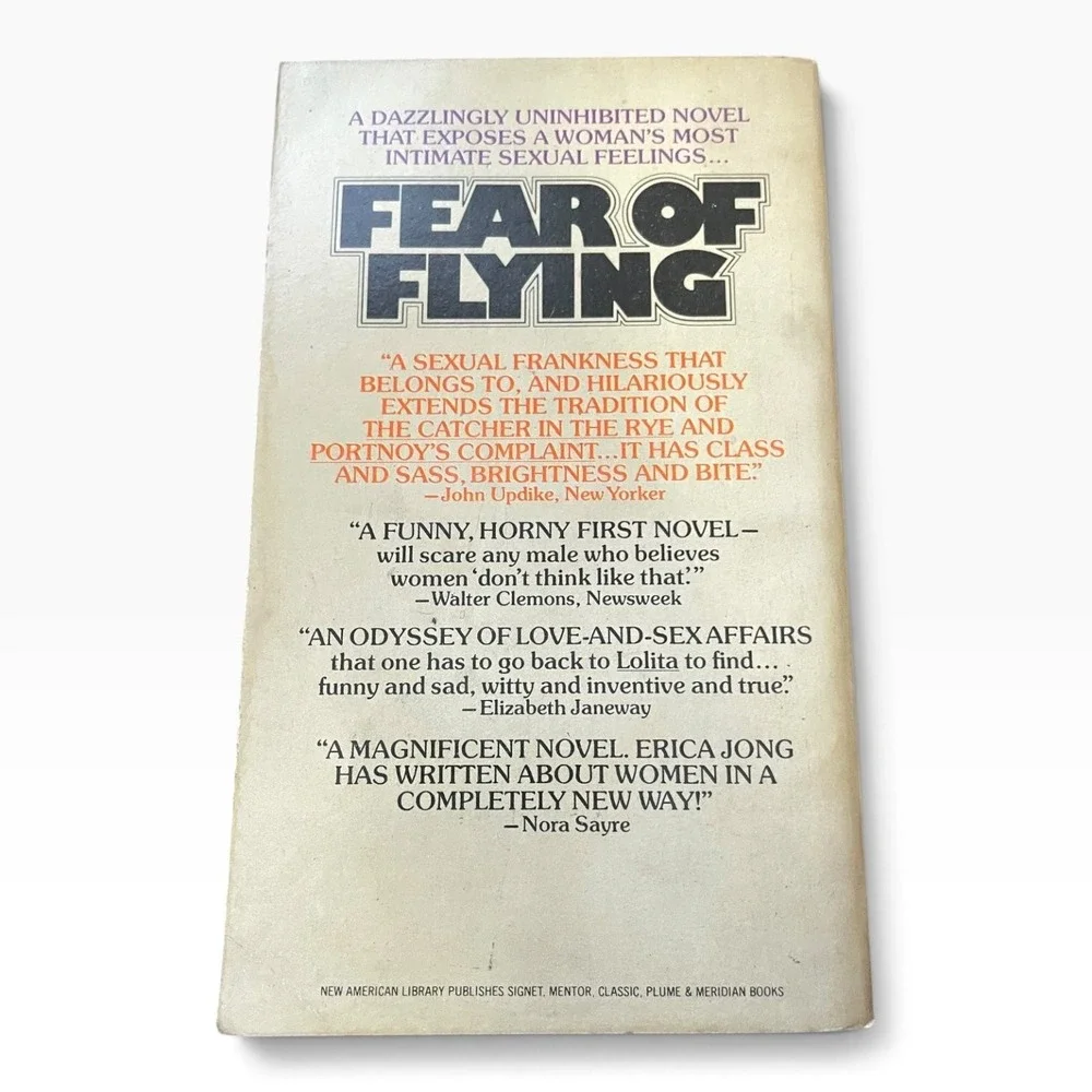 Fear of Flying by Erica Jong 1973 Signet Paperback Vintage Erotic Novel